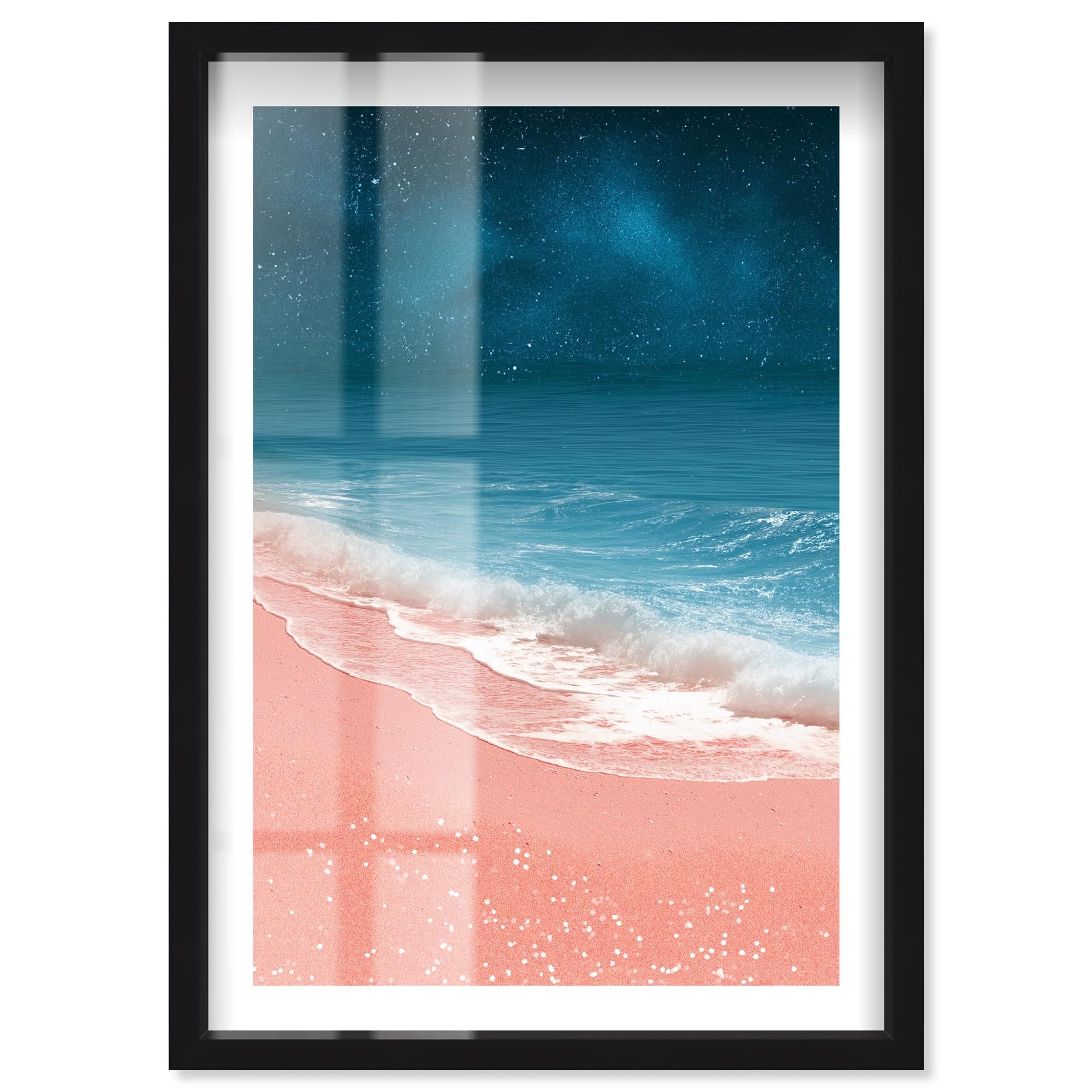 Dream Shore Travel Photography Shadowbox Print by Notoriart