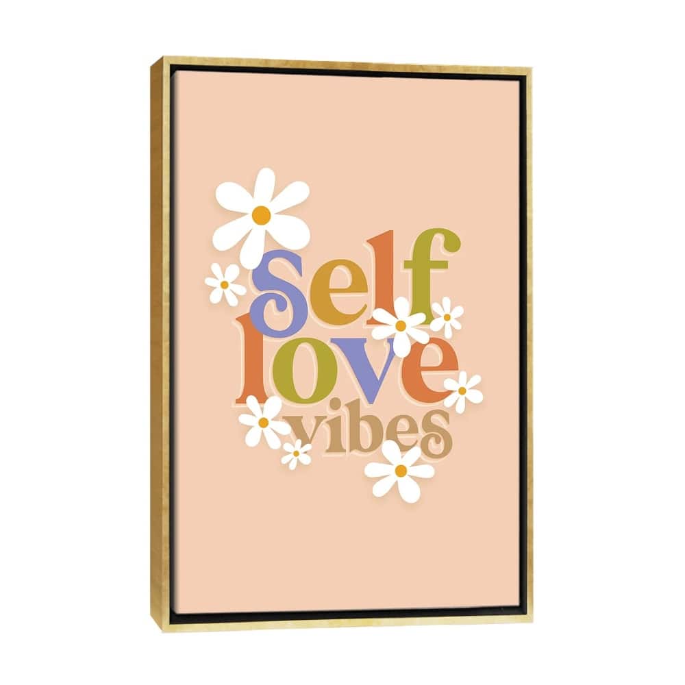 iCanvas "Self Love Vibes" by Dominique Vari Framed