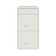 preview thumbnail 3 of 4, Space Solutions 18" Deep 3 Drawer Metal File Cabinet, Pearl White