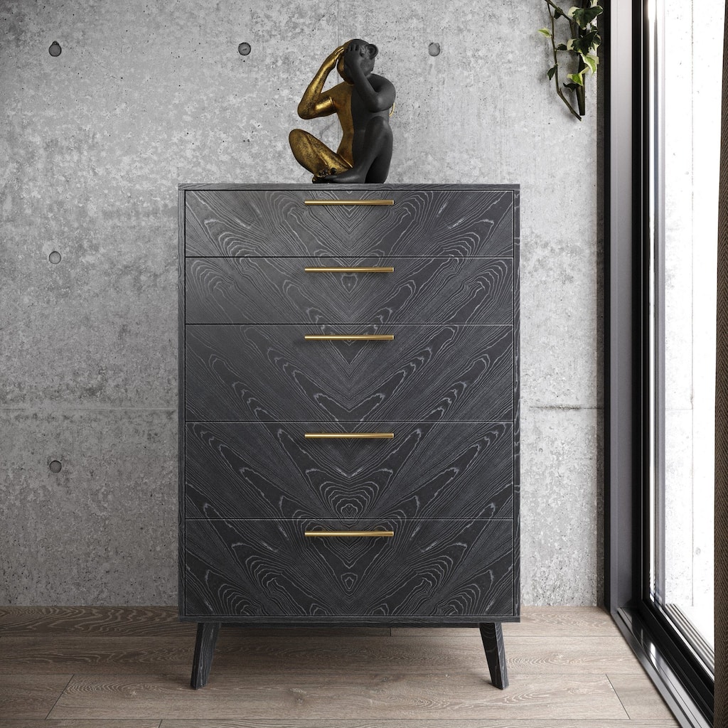 Modrest Alicia Modern Grey Ash Chest