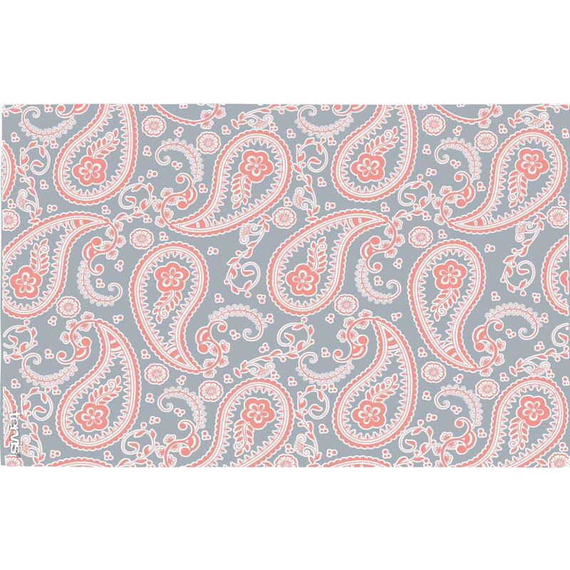 Tervis Paisley Pattern Made in USA Double Walled Insulated Travel Tumbler, Clear