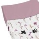 preview thumbnail 4 of 4, Sweet Jojo Designs Boho Floral Garden Flower Girl Changing Pad Cover Purple Watercolor Bohemian Farmhouse Vintage Shabby Chic