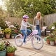 preview thumbnail 3 of 18, Gymax 20'' Girls Bike w/Removable Basket Streamers Hand Brake &