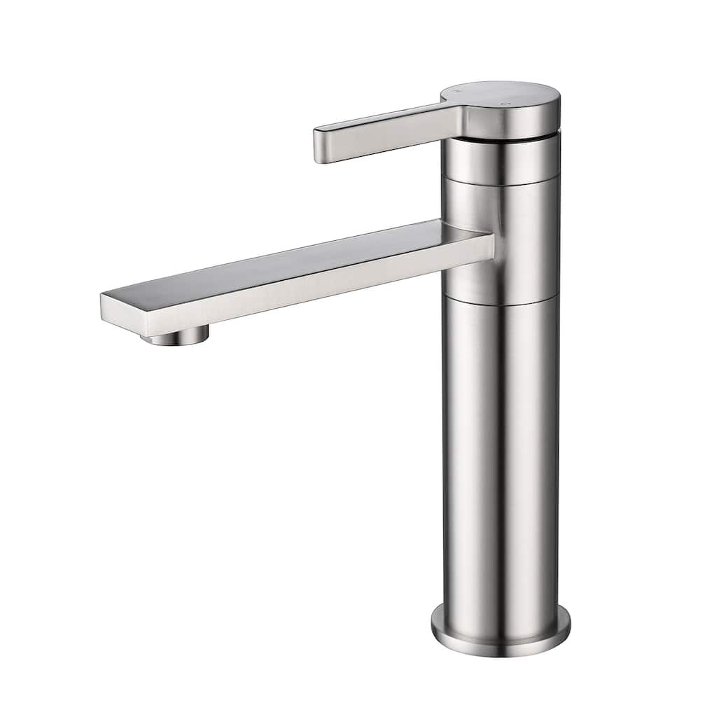 Topcraft Single Handle Stainless Steel Bathroom Sink Faucet