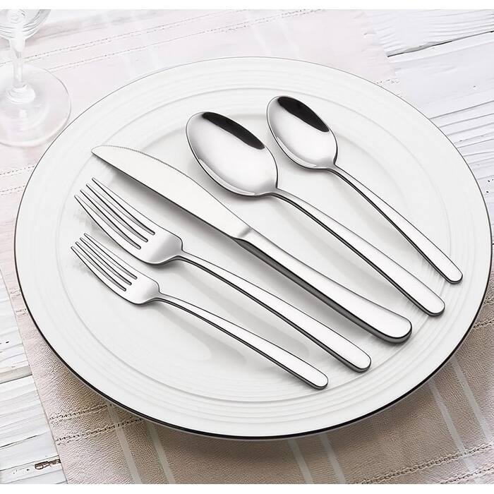 60Piece Silverware Set for 12,Stainless Steel Flatware Set On Sale
