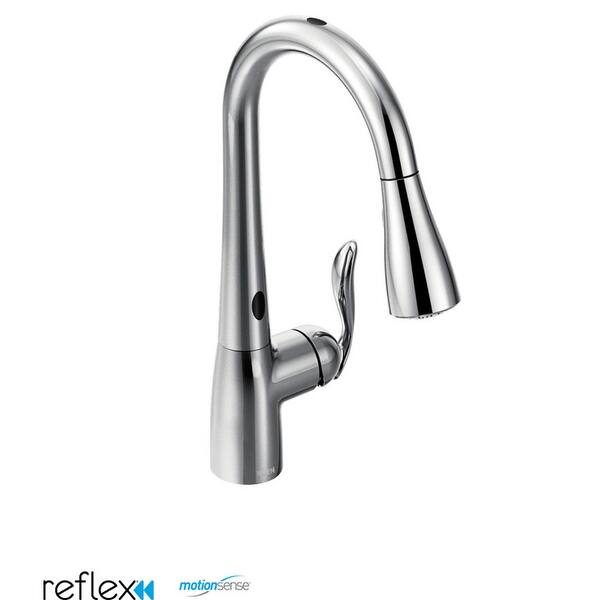 Shop Moen 7594e Arbor 1 5 Gpm Single Handle Touchless Pulldown Spray Overstock 17032029