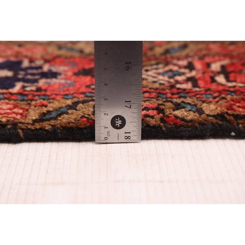 ECARPETGALLERY Hand-knotted Andelz Navy Wool Rug - 3'5 x 9'4