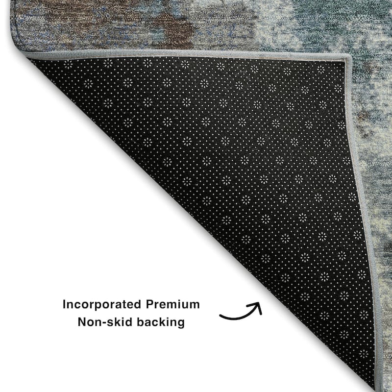 Premium Washable Super Soft Modern Splatter Mayfield Rug