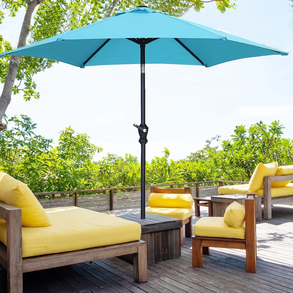 Autlaycil 7.5FT Patio Umbrella with Tilt and Crank
