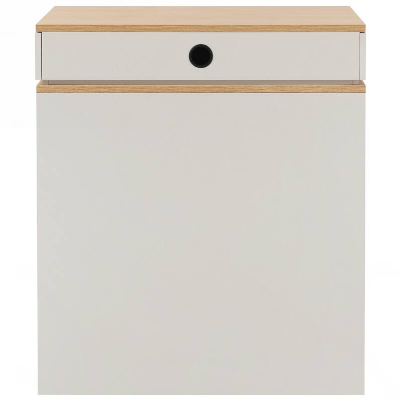 Kitchen Storage Table with Double-sided Storage, Kitchen Island with 2 Drawers