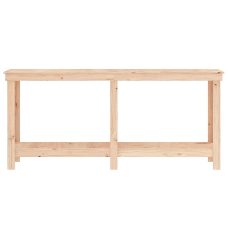 vidaXL Work Bench Solid Wood Pine