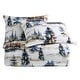 preview thumbnail 3 of 8, Paseo Road Acadia Cabin Bedding Woodland Lodge 3 Piece Reversible Duvet Cover Set with Pillow Shams