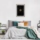 preview thumbnail 10 of 62, Astrology Map, Solar System Planets Modern Black Canvas Wall Art Print for Bedroom