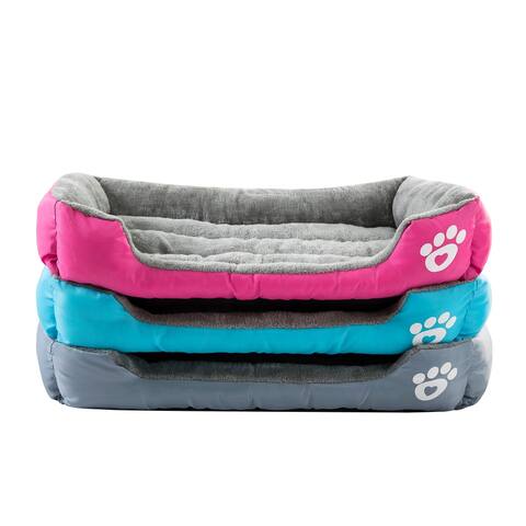 Soft Pet Bed Sofa Style Dog Bed Printed with Paw