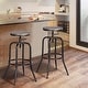preview thumbnail 13 of 23, Carbon Loft Sofia Swivel Bar or Counter Height Stool (Set of 2)