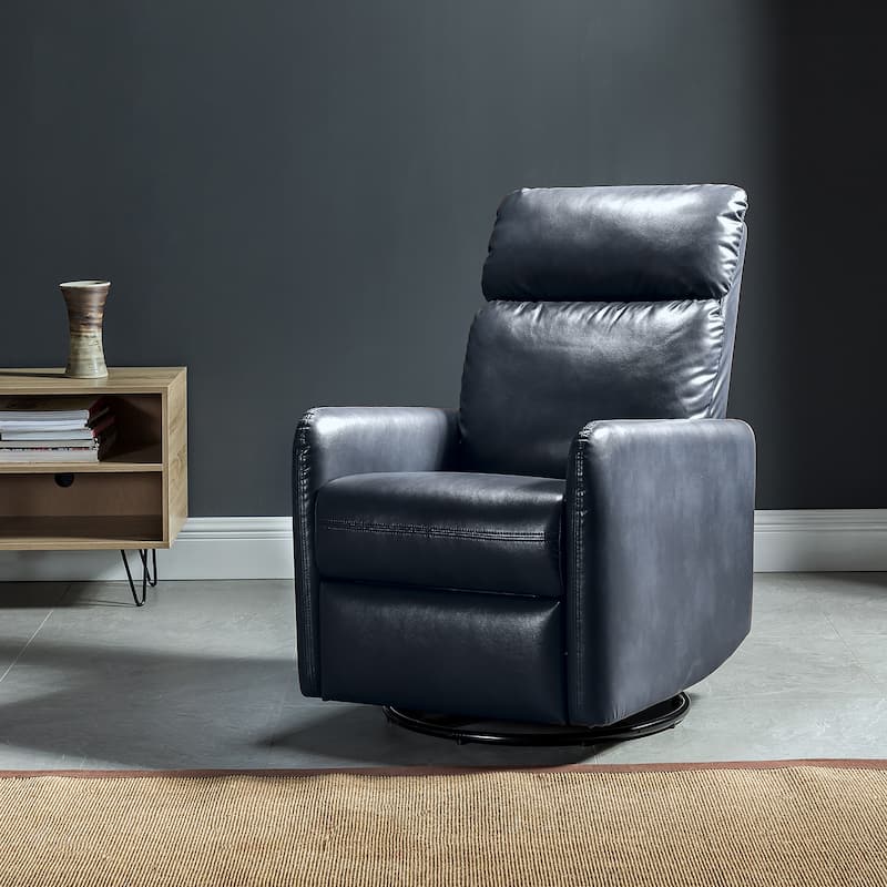 Lyle Manual Swivel Recliner with Metal Base