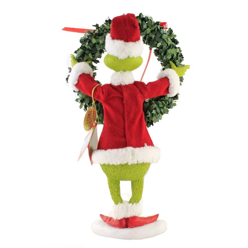 Dept 56 Grinch Decorates Christmas Figure