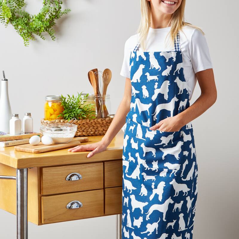 Design Imports Pet Print Chef Kitchen Apron