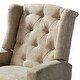 preview thumbnail 77 of 87, Debora Wingback Button Tufted Push-back Recliners Set of 2 by HULALA HOME