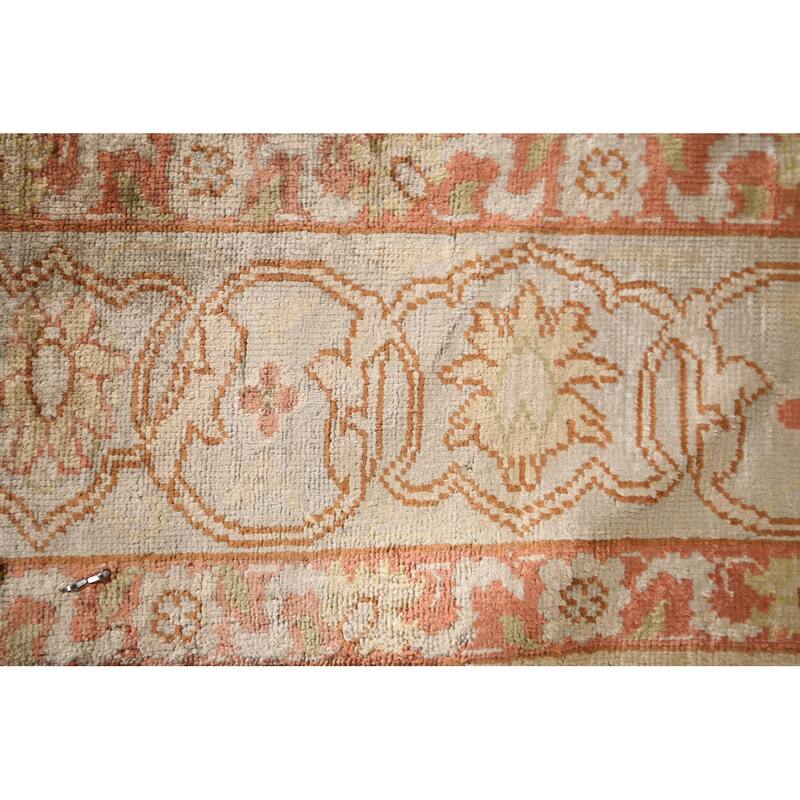 Pre-1900 Antique Hereke Vegetable Dye Turkish Rug Handmade Silk Carpet - 2'3" x 3'11"