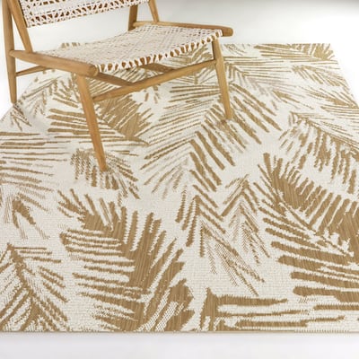 Lascelles Modern Botanical Indoor/Outdoor Area Rug
