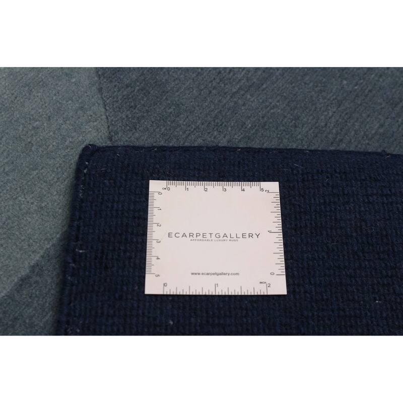 ECARPETGALLERY Hand-knotted Opulence Grey Wool Rug - 9'10 x 13'1