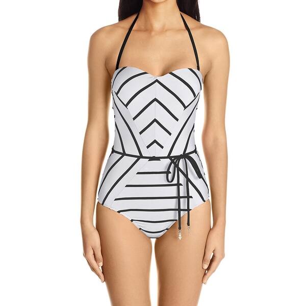 Seafolly Active Bandeau One Piece Black Cad 181 00 At Bralissimo