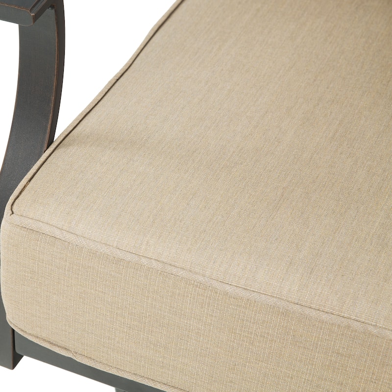 Arriona Swivel Patio Converstion Chair with Sunbrella Cushions