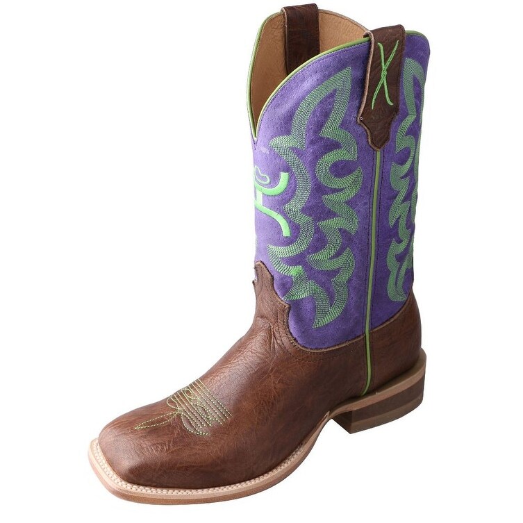 purple western boots ladies