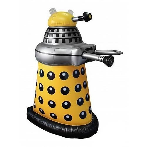 Doctor Who Small Inflatable 30" Desk Yellow Dalek - Multi