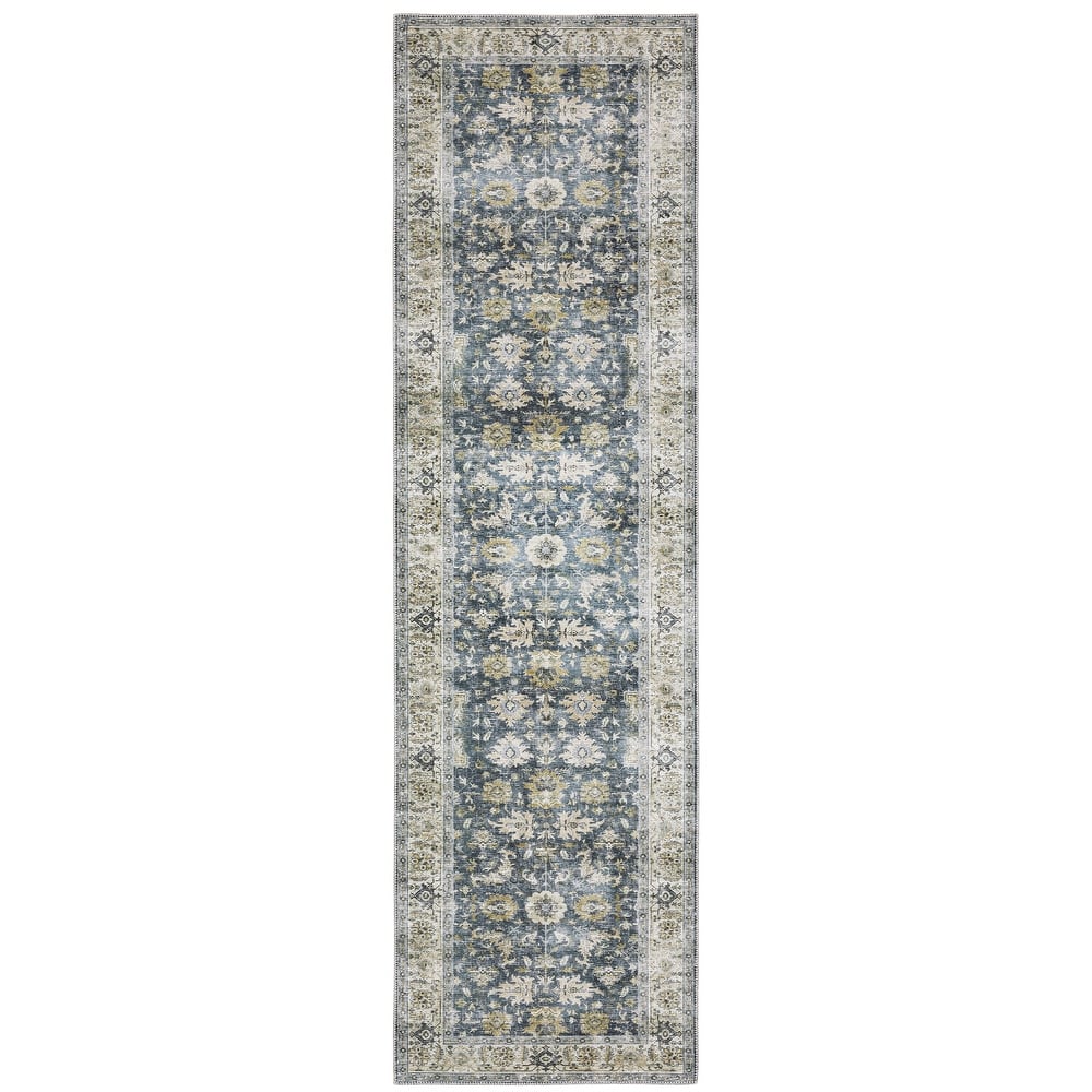 Vista Home Clarissa Washable Vintage Oriental Indoor Area Rug