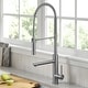 preview thumbnail 119 of 124, Kraus Artec 2-Function Commercial Pulldown Pot Filler Kitchen Faucet KPF-1604 - 27 1/2" Height - SFS - Spot Free Stainless Steel