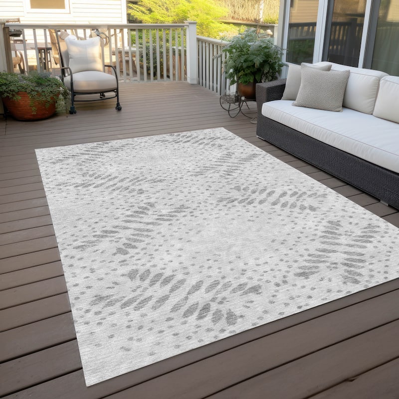 Machine Washable Indoor/ Outdoor Chantille Global Boho Rug