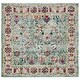 preview thumbnail 30 of 48, SAFAVIEH Savannah Wenda Boho Oriental Polyester Rug 7' Square - Blue - Square