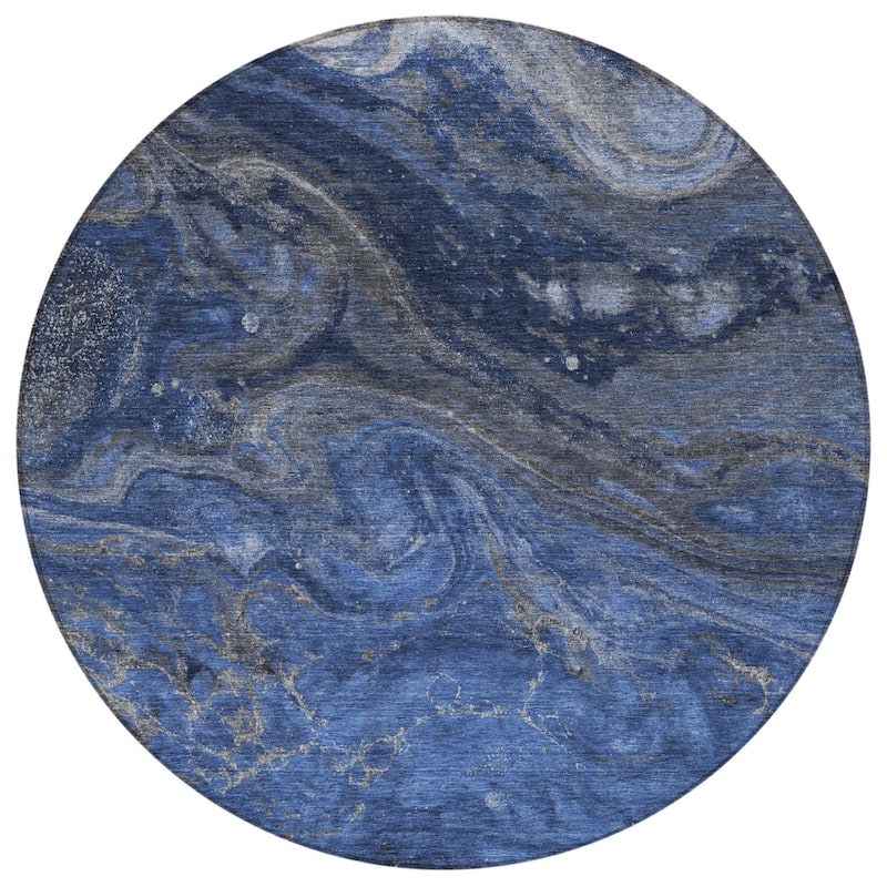 HomeRoots Abstract Transitional Rectangle Outdoor Rug