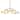 Uttermost Wedge LED Brass Chandelier (12 light) - 40.625"W x 40.625"D x 7.25"H