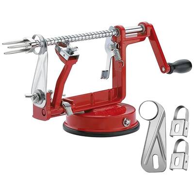 Apple Peeler Corer, Long lasting Chrome Cast Magnesium Alloy Apple Peeler Slicer Corer