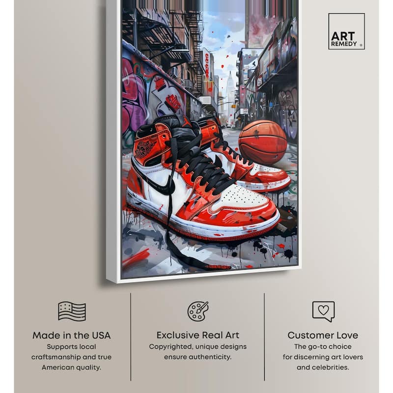 Streetwise Sneakers Canvas by Art Remedy
