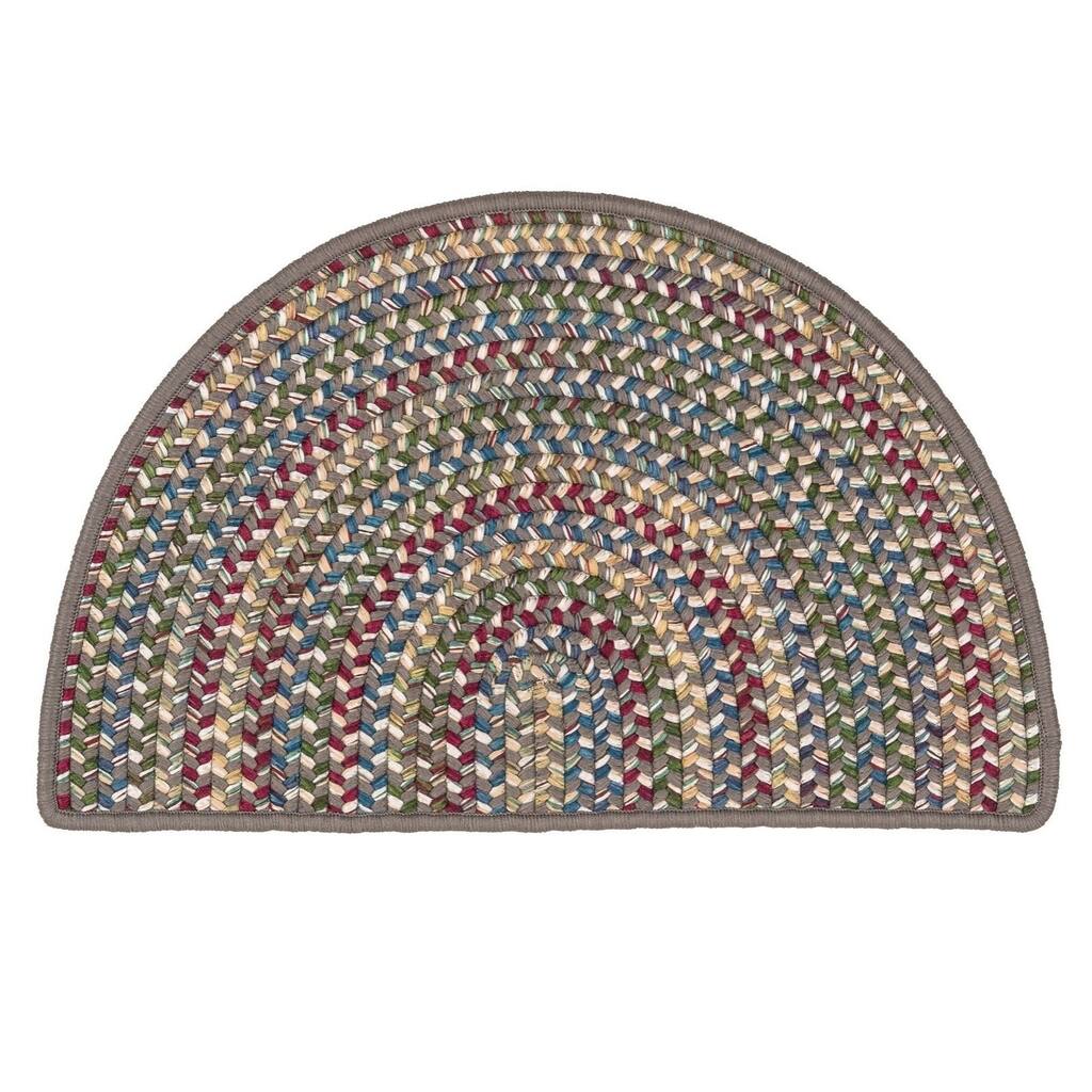 Colonial Mills Worley Slice Rustic Braided Hearth Rug