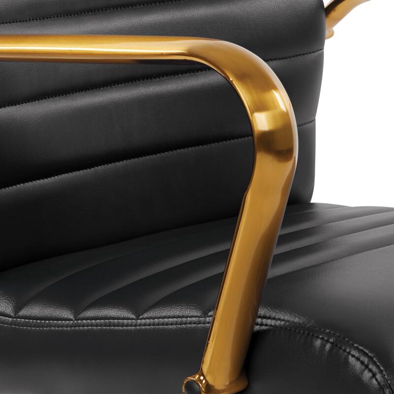 Baldwin Mid-Back Faux Leather Chair