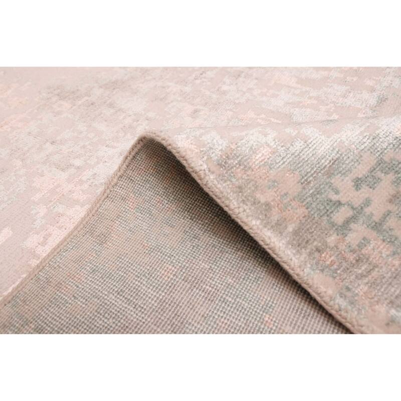 ECARPETGALLERY Hand-knotted Legacy Beige Silk, Wool Rug - 7'11 x 9'10