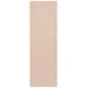 preview thumbnail 62 of 65, SAFAVIEH Faux Rabbit Washable Fur Teofila Solid Shag Rug 2'6" x 8' Runner - Beige - Runner