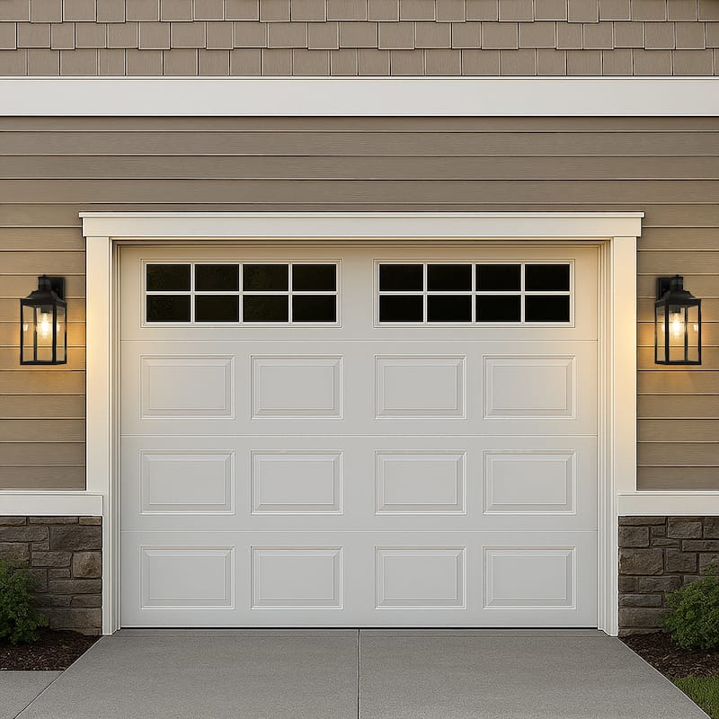 1 Light H16 in. Farmhouse Outdoor Wall Lantern wiht Motion Sensor in Matte Black Modern Exterior Wall Sconce with Clear Glass