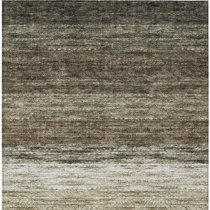 HomeRoots Ombre Transitional Rectangle Outdoor Rug