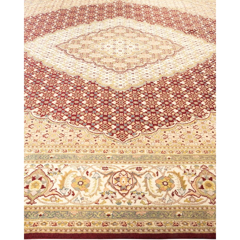 Overton Hand Knotted Wool Vintage Inspired Traditional Mogul Re Area Rug - 9 x 12