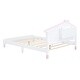 preview thumbnail 5 of 43, House-shaped Wood Platform Bed with Motion Activated Night Lights