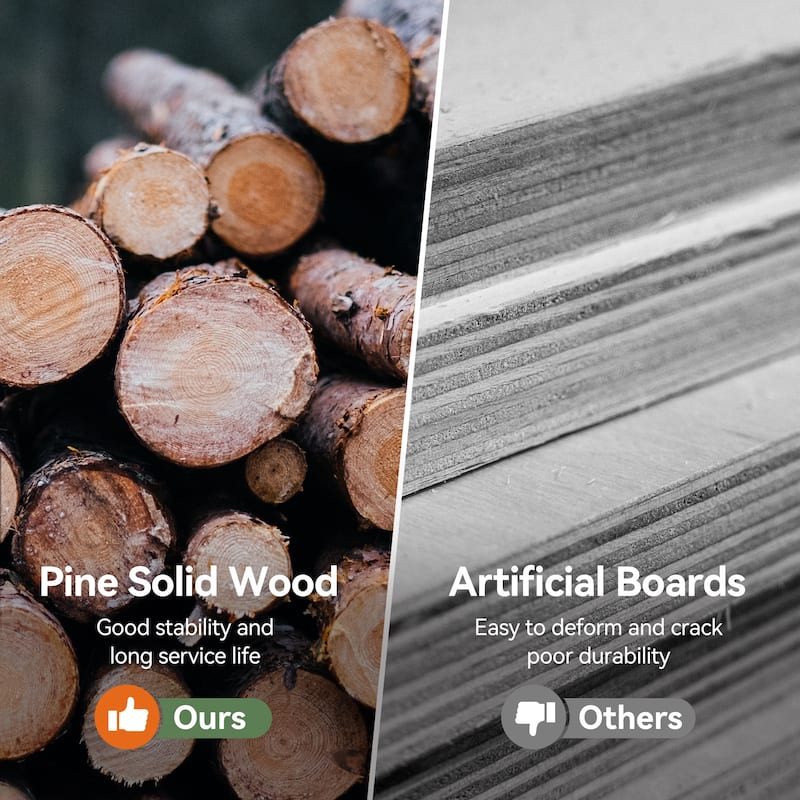 63'' Solid Wood Console Table,Sofa Table for Entryway Living Room