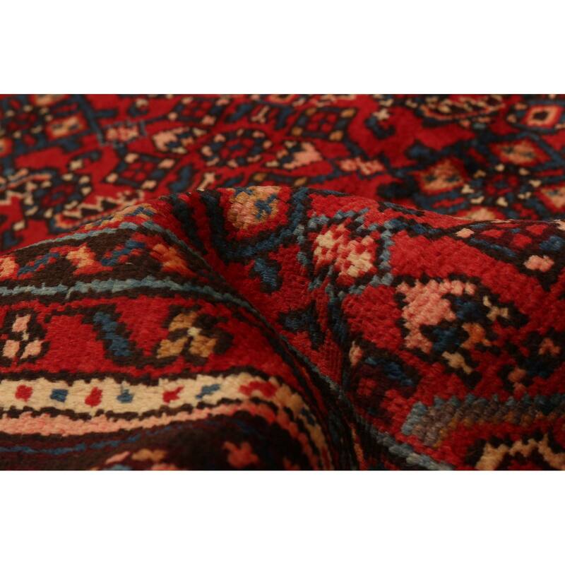 ECARPETGALLERY Hand-knotted Andelz Red Wool Rug - 4'11 x 10'6