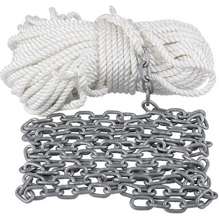 UIMOSO Windlass Anchor Rode and Chain, 5/16