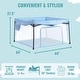 preview thumbnail 7 of 20, Dream On Me Ziggy Square Baby Playpen